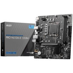 MSI PRO H610M-E DDR4 3200MHZ mATX 1700p