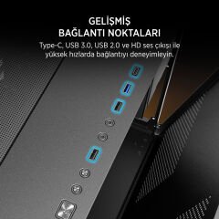 JAMES DONKEY STARK S800 4X ARGB BLACK KASA 650W