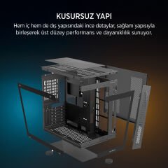 JAMES DONKEY STARK S800 4X ARGB BLACK KASA 650W