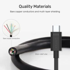 UNITEK USB3.0 TO USB-C ŞARJ 1.5MT (C14103BK-1.5M)