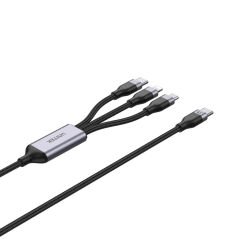 UNITEK TYPE-C 3in1 ŞARJ 1.5MT 20W (C14101BK-1.5M)