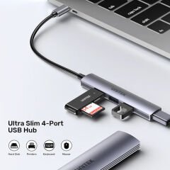 UNITEK TYPE-C TO 4 PORT USB (USB3.0+USB2.0) H1208B