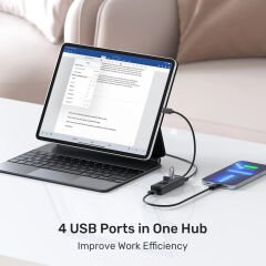 UNITEK TYPE-C TO 4 PORT USB 3.0 + TYPE-C (Y-3089Z)