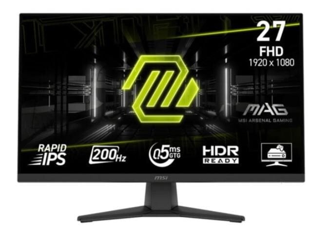 27 MSI MAG 272F 0.5MS 200HZ FHD IPS MONITOR