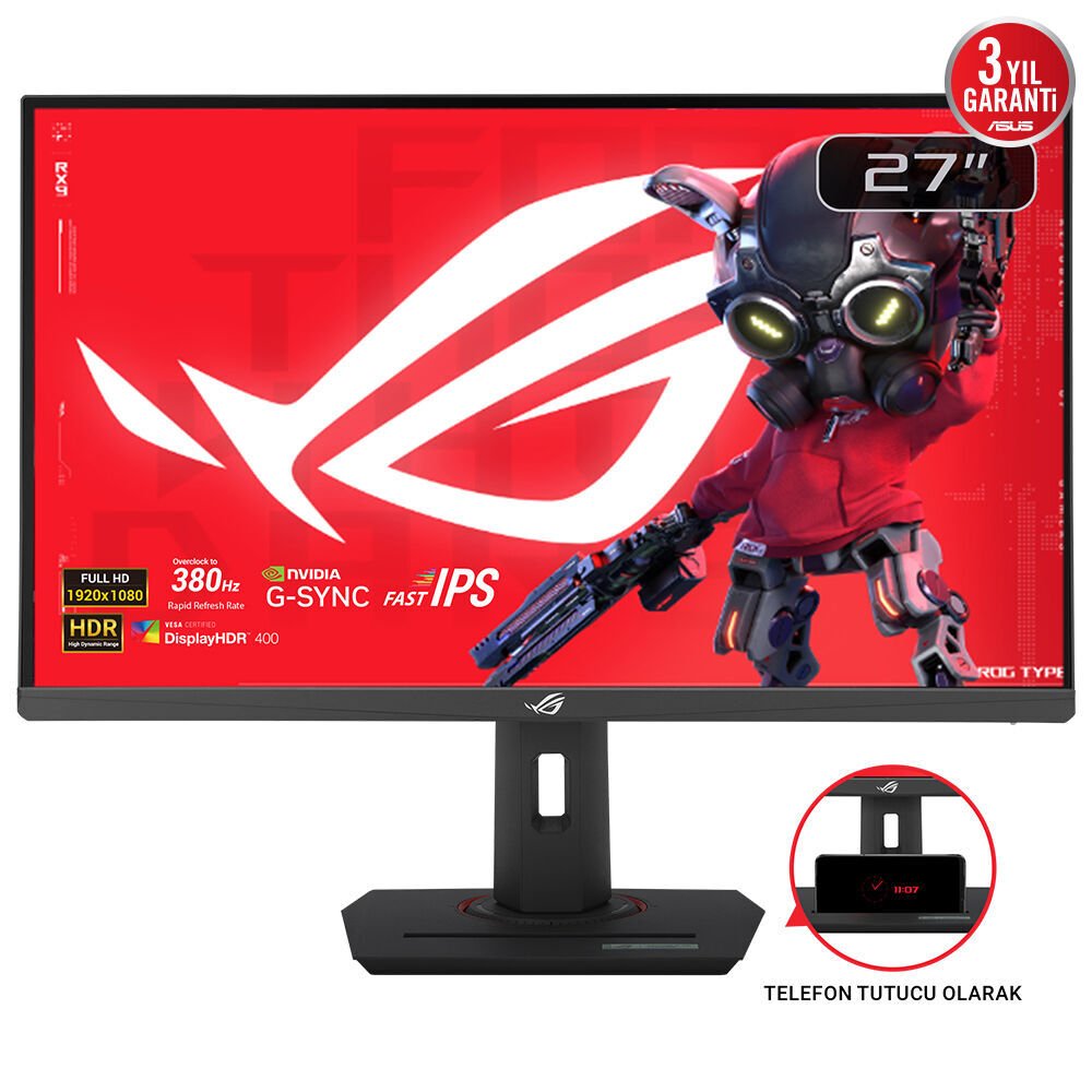 27'' ASUS ROG STRIX XG279CNS 1MS 380HZ FHD FREESYN MONITOR