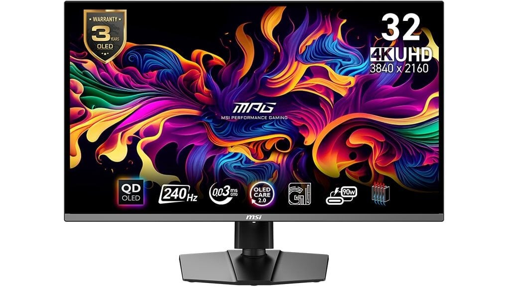 31.5'' MSI MPG 321URX 0.03MS 240HZ QD-OLED 3840X2160 (UHD)