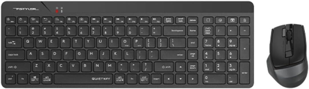 A4 TECH FG2400 Q SILENT 2.4 GHZ AİR2 SİYAH KLAVYE+MOUSE