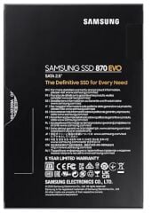 1TB SAMSUNG 870 560/530MB/s EVO MZ-77E1T0BW SSD (Resmi Distribütör Garantili)