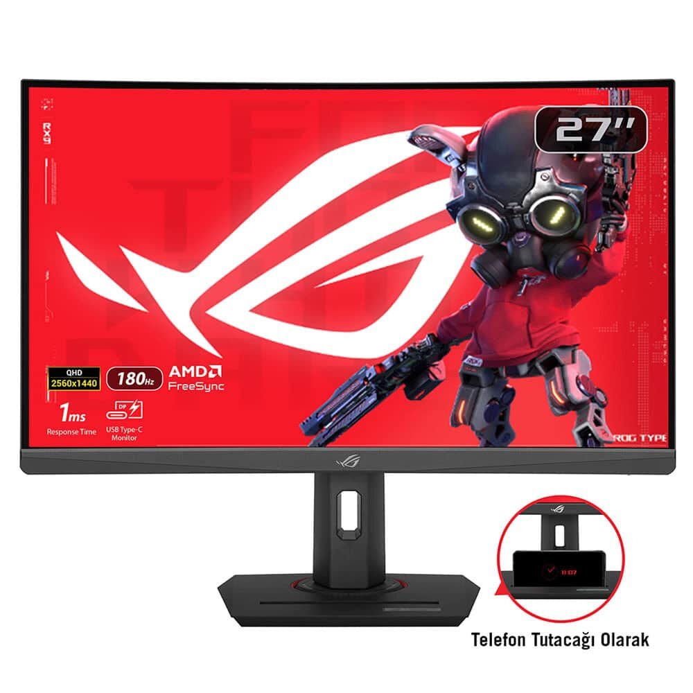 27'' ASUS ROG STRIX XG27WCS 1MS 180HZ 2K WQHD FAST MONITOR