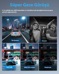 PRUVEEO D90-4CH FHD WI-FI GPS + 128GB SD KART KAME